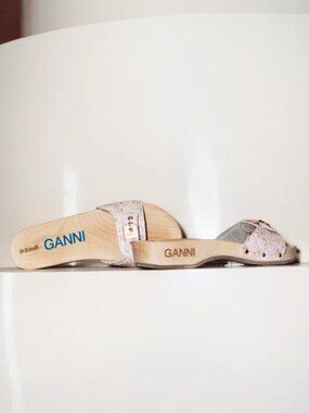 GANNI x Dr. Scholl's Flower Apple Blossom Slide Sandal EU 40 | Collab | NEW